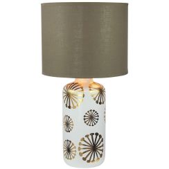 Rabalux Ginger Tischlampe 1x60 W gold-braun 6030