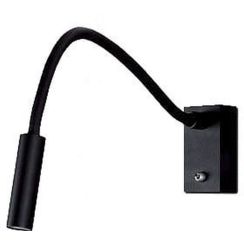 MaxLight Rider Black Wandleuchte 1x3 W schwarz W0046