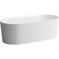 Laufen Val Freistehende Badewanne 160x75 cm oval weiß H2302820000001