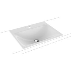 Kaldewei Silenio Waschbecken 60x46 cm rechteckig Einbauwaschbecken weiß matte 907706303001