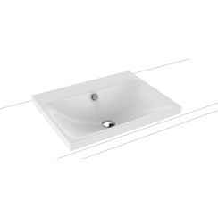 Kaldewei Silenio Waschbecken 60x40 cm rechteckig Aufsatzwaschbecken weiß matte 903906003001