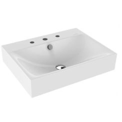 Kaldewei Silenio Waschbecken 60x46 cm rechteckig Klassisch weiß matte 904306033001