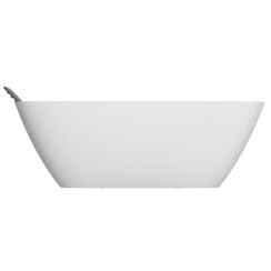 Hoesch LaSenia Freistehende Badewanne 150x70 cm oval weiß 4500.010