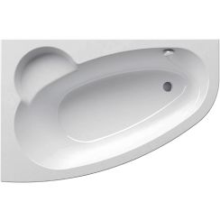 Ravak Asymmetric Eckbadewanne 160x105 cm linksseitig weiß C461000000