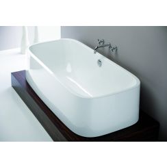 Hoesch SingleBath Freistehende Badewanne 179.8x78.2 cm oval weiß 3697.010