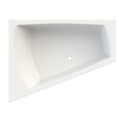 Hoesch Largo eckbadewanne 180x140 cm linksseitig weiß 3705.010