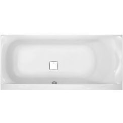 Hoesch Thasos Rechteckige Badewanne 180x80 cm weiß 3741.010