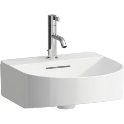 Laufen Sonar Waschbecken 60x42 cm halbrund Klassisch-Möbel weiß glanz H8163420001041