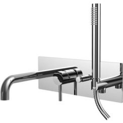 Paffoni Light badewannen- und duscharmatur Unterputz chrom LIG001CR