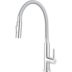 Ferro Zumba Slim 2F küchenarmatur stehend chrom-grafit/grau BZA43S