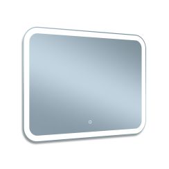 Venti Prima Spiegel 80x60 cm rechteckig mit Beleuchtung silber 5907459662092