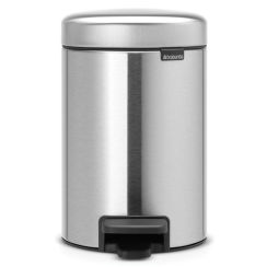 Brabantia NewIcon Papierkorb 3 l stahl-schwarz 113222