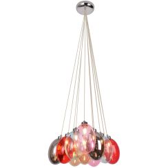 Candellux Lukka Pendelleuchte x10 W mehrfarbig 50110223