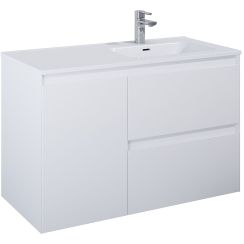 Elita Split Badschrank 100x45.8x63.5 cm Unterschrank hängend weiß RE011005055290