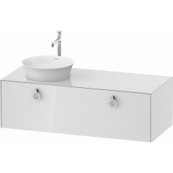 Duravit White Tulip Badschrank 130x55x40.8 cm Unterschrank hängend weiß WT4982L8585