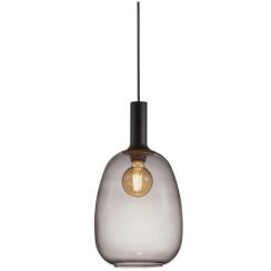 Nordlux Alton Pendelleuchte 1x60 W schwarz-verraucht 47303047