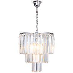 Zuma Line Amedeo Pendelleuchte 4x40 W chrom-kristall 17106/3+1-CHR