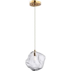 Zuma Line Rock Pendelleuchte 1x40 W transparent-gold P0488-01B-U8AC