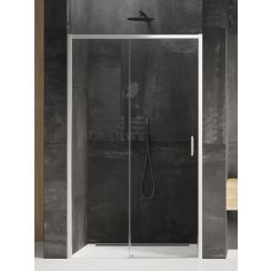 New Trendy Prime Duschtüren 150 cm Schiebe- chrom Glanz/durchsichtiges Glas D-0308A
