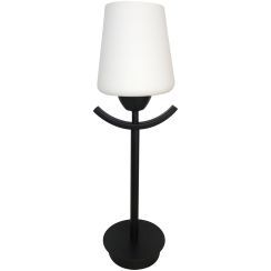 Candellux Londyn Tischlampe 1x60 W weiß-schwarz 41-38852