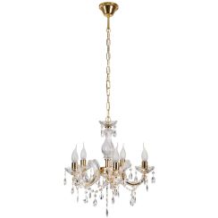 Candellux Maria Teresa Pendelleuchte 5x40 W gold 35-94646