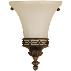 Elstead Lighting Drawing Room Wandleuchte 1x60 W braun-cremig FE-DRAWING-ROOM-WU2