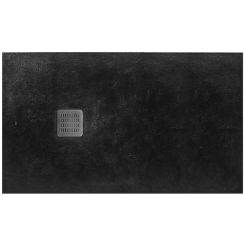 Roca Terran Rechteckige Duschwanne 120x90 cm schwarz AP1014B038401400