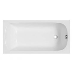 Polimat Classic Slim Schlanke rechteckige Badewanne 160x70 cm weiß 00290