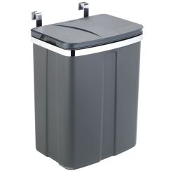 Wenko Papierkorb 12 l grau 54903100