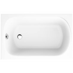 Polimat Mini Rechteckige Badewanne 100x65 cm weiß 00059