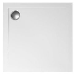 Polimat Geos Quadratische Duschwanne 80x80 cm weiß 00378
