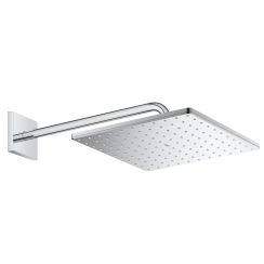 Grohe Rainshower Kopfbrause mit Brausearm 31x31 cm quadratisch StarLight Chrome 26563000