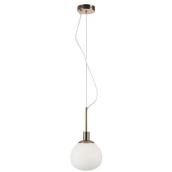 Maytoni Erich Pendelleuchte 1x40 W weiß-gold MOD221-PL-01-G