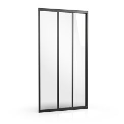 Ravak Supernova Duschtüren 120 cm Schiebe- schwarz Matte/durchsichtiges Glas 00VG03R2Z1