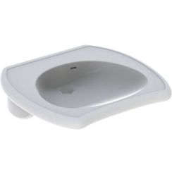 Geberit Vitalis Waschbecken 55x55 cm Klassisch barrierefrei weiß glanz 221556000