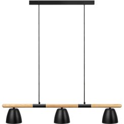 Nordlux Theo Pendelleuchte 3x35 W schwarz-holz 2112603003