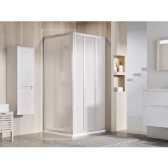 Ravak Supernova Duschwand 80 cm satin Matte/Polystyrol 94040UR211