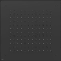 Tres Exclusive kopfbrause 38x38 cm quadratisch schwarz 134944NM