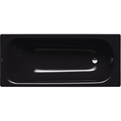 Kaldewei Saniform Plus Rechteckige Badewanne 160x70 cm schwarz 111700013701
