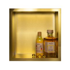 Balneo Wall-Box One Gold Nischenregal 30 cm gold OB-BR2