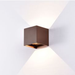 Mantra Davos XL Außenwandleuchte 2x10 W braun 7654