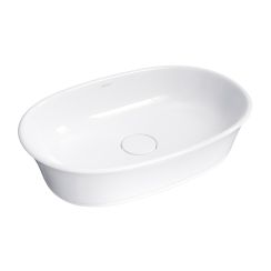 Omnires Classica M+ Waschbecken 61x40 cm oval Aufsatzwaschbecken weiß glanz CLASSICAUNBP