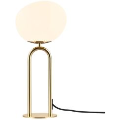 Nordlux Shapes Tischlampe 1x15 W weiß-messing 2120055035