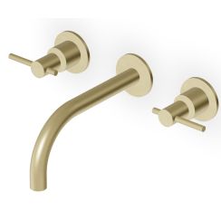 Zucchetti Helm Waschtischarmatur Unterputz gold ZHL760.XP31