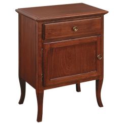Sapho Retro Badschrank 58.5x37.5x80 cm Seitenschrank stehend buche 1713