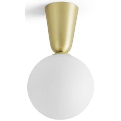 Miloox Lunar Deckenlampe 1x40 W weiß-gold 1744.154