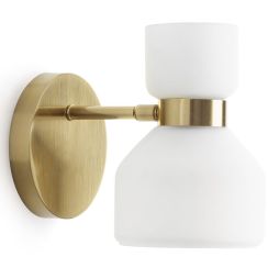 Miloox Fifty Wandleuchte 1x40 W weiß-gold 1744.17
