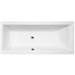 Polysan Cleo Rechteckige Badewanne 180x80 cm weiß 95611