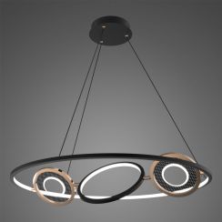 Altavola Design Seppia Pendelleuchte 4x61 W schwarz-gold LA115/P_85_1+3_3k_black_gold