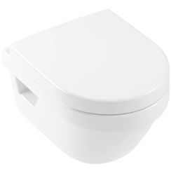 Villeroy & Boch Architectura Combi-Pack mit WC-Sitz hängend Spülrandlos weiß 4687HR01